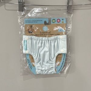 Charlie Banana NWT Reusable easy snap swim diaper medium